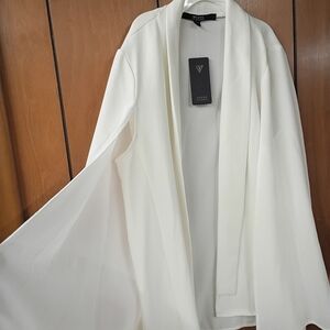 Guess Opended Sleeve White Size Small